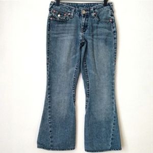 True Religion Joey Boot Cut Twisted Leg Jeans